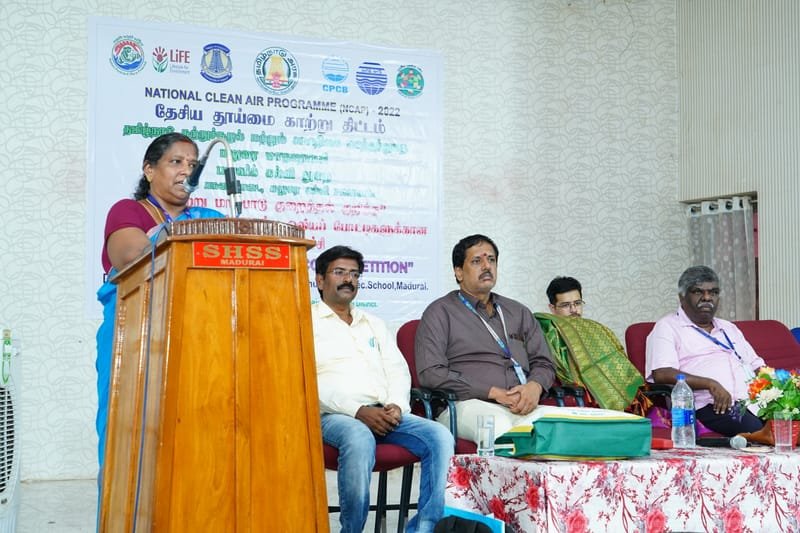 Eco-competition award ceremony honoring student environmental leaders.