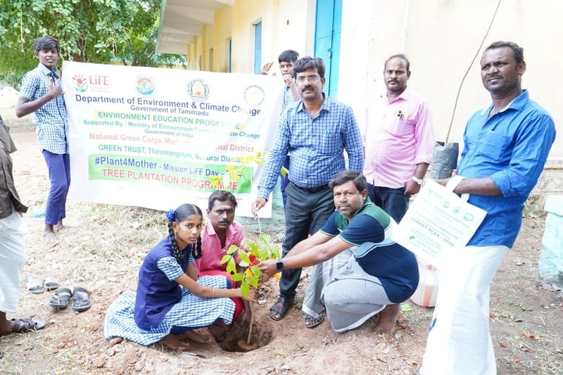 Mission Life Day-2024 #Plant4Mother Programme in Madurai District