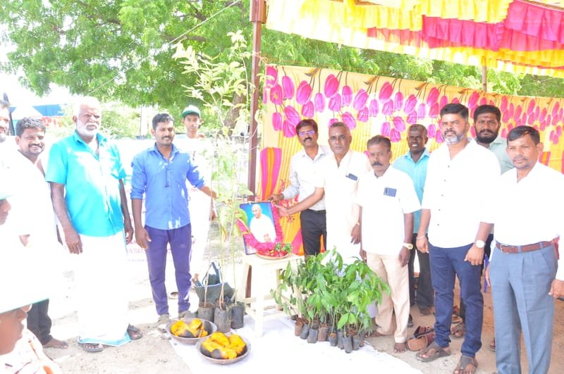 Ghandhi Jeayanthi -2025 Celebration & Palm Seed and Rare Spicies Tree Plantation Programme in Madurai District