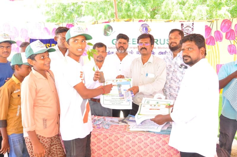 Ghandhi Jeayanthi -2025 Celebration & Palm Seed and Rare Spicies Tree Plantation Programme in Madurai District