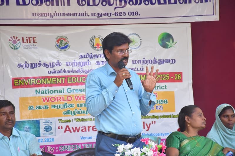 World Wetlands Day-2026 Awareness Programme in Madurai District