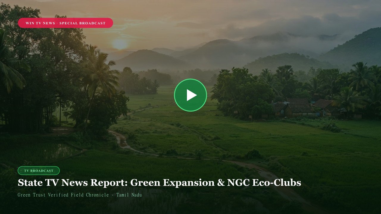 Win TV News: Regional State Broadcast on Green Trust